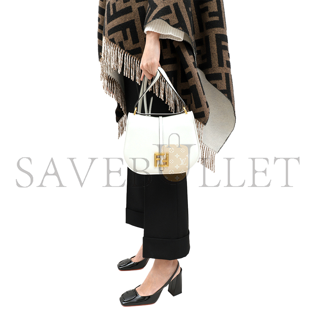 FENDI C'MON MEDIUM LEATHER CROSSBODY BAG 8622L-02 (25*20*7cm)